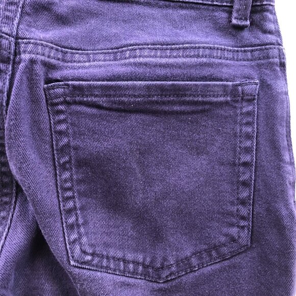 Gloria Vanderbilt Womens Jeans Size 4 Petite Amanda Straight Purple Denim Casual - Picture 12 of 14